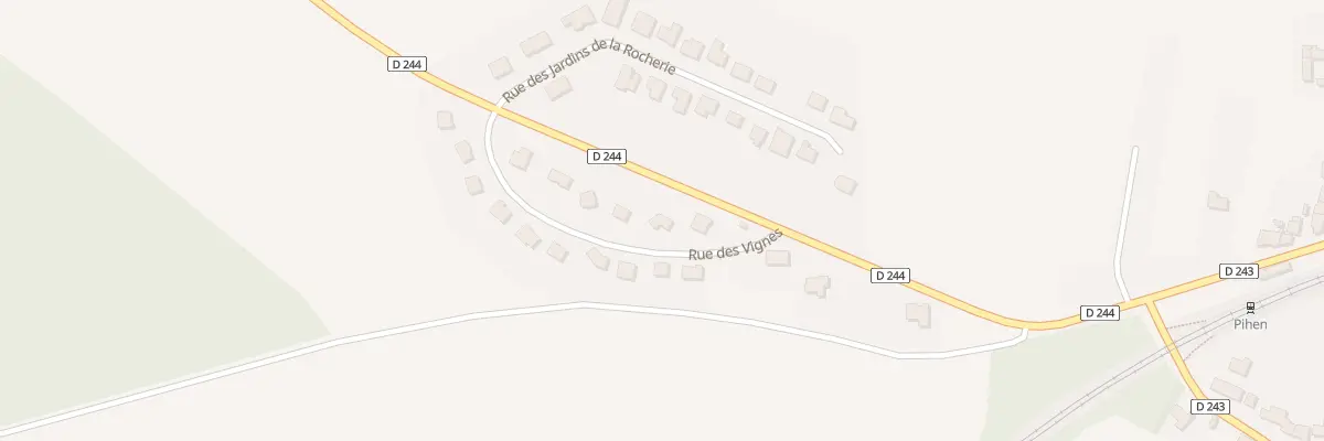Plan du 17 Rue des Vignes à Pihen-lès-Guînes