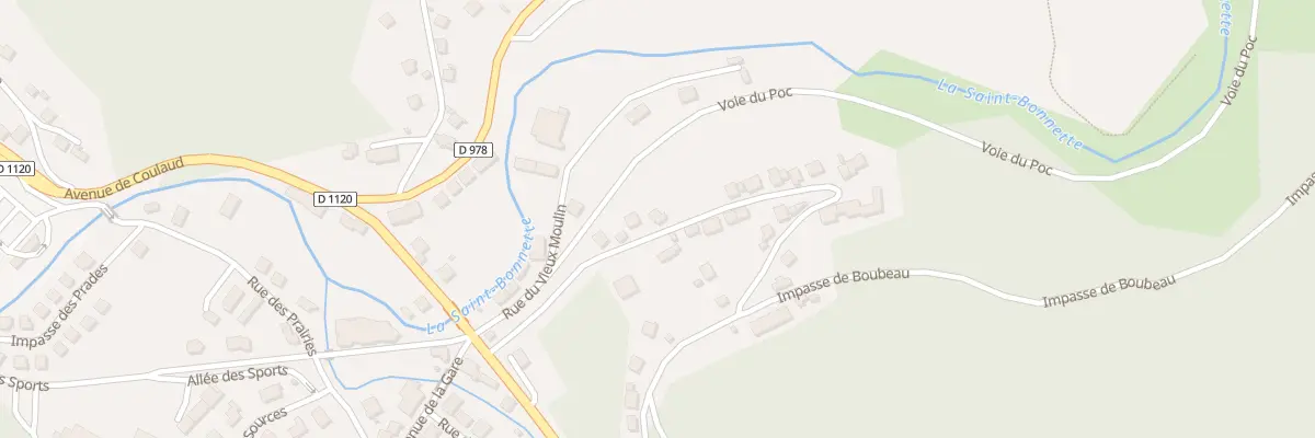 Plan du 5 Rue de la Chaussade à Laguenne-sur-Avalouze