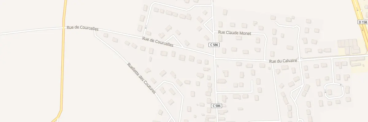 Plan du 5 Rue de Courcelles à Gisors