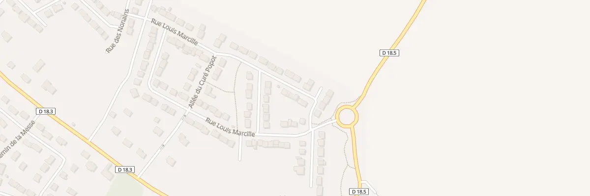 Plan du 3 Rue Louis Marcille à Auneau-Bleury-Saint-Symphorien