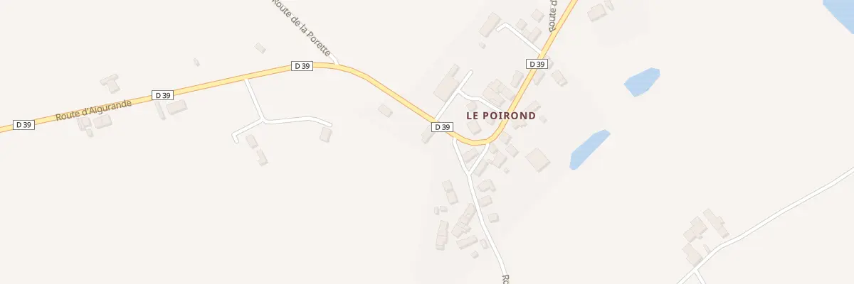 Plan du 5160 Village du Poirond à Montchevrier