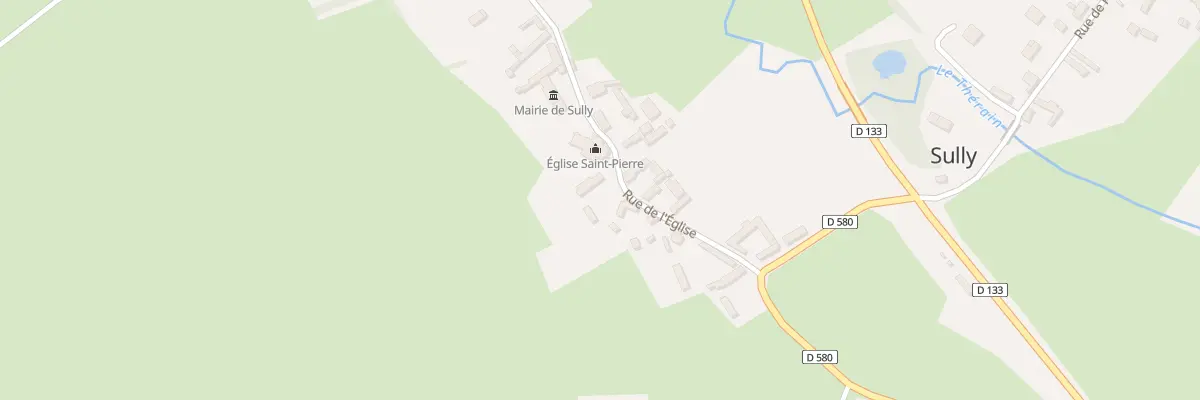Plan du 10 Rue de l’Eglise à Sully