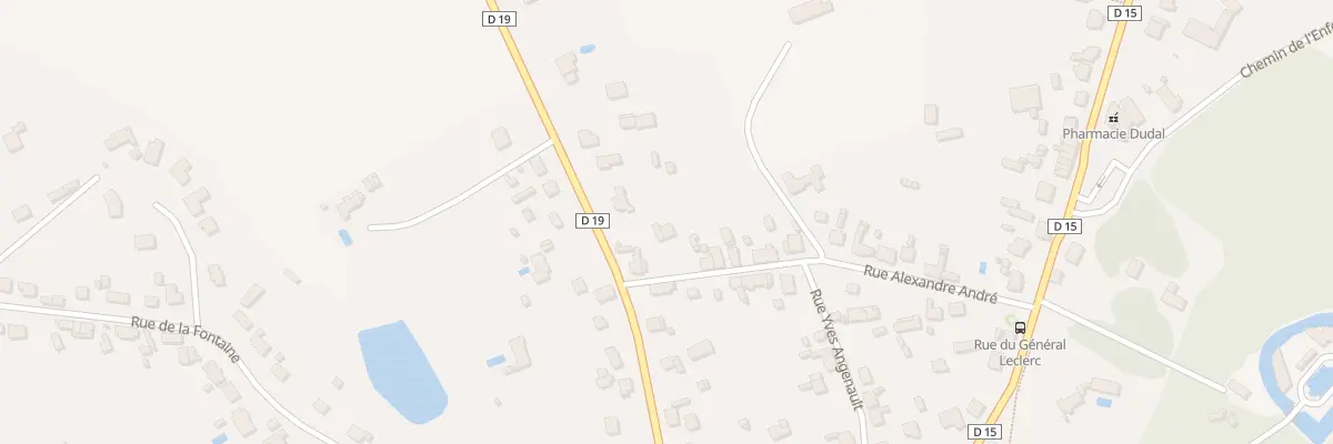Plan du 256 Rue Alexandre André à Ligny-le-Ribault