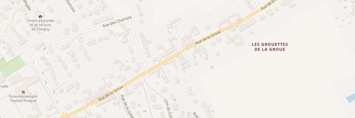 Plan du 54 Rue de la Groue à Chaingy