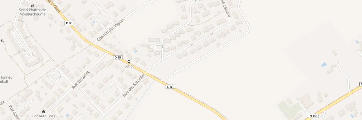 Plan du 2 Rue Aimé Césaire à Montierchaume