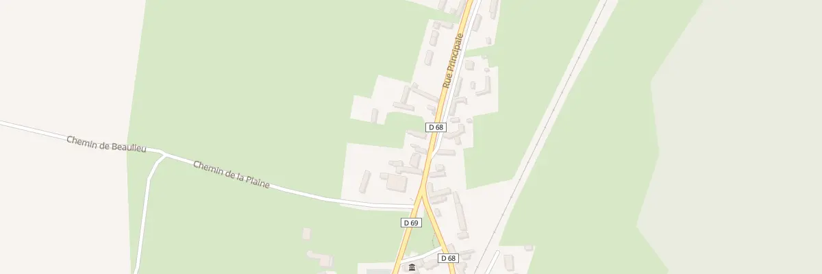 Plan du 9 Rue Principale à Gourchelles