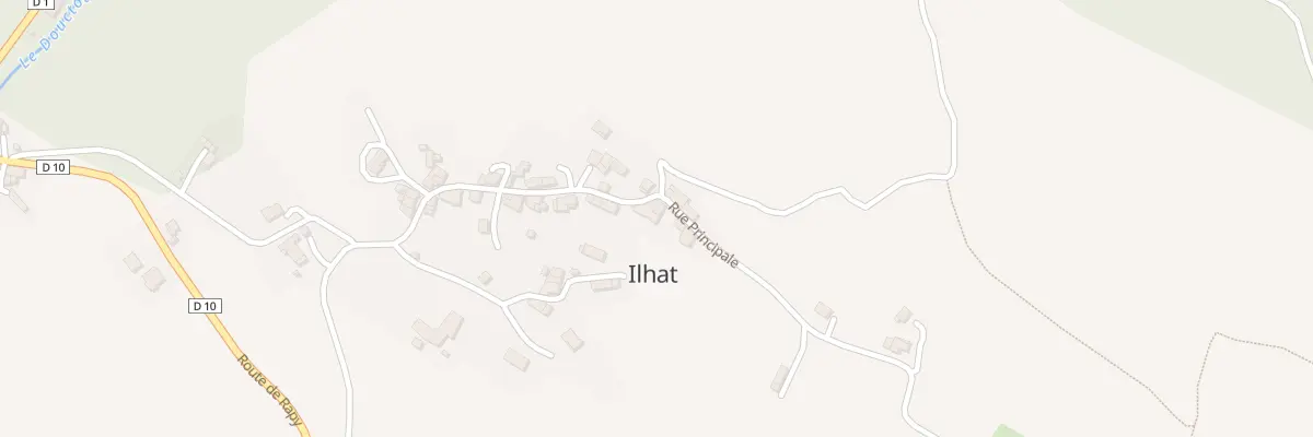 Plan du 2 Illat à Ilhat