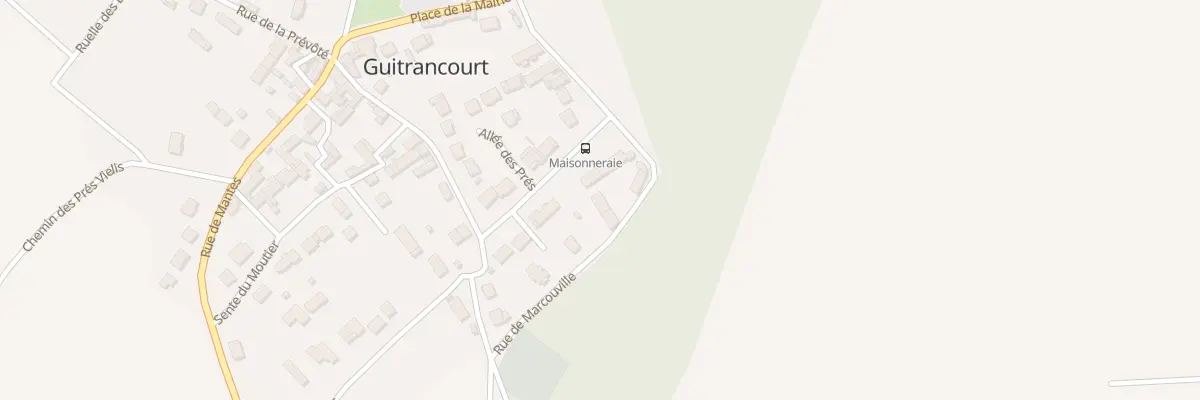 Plan du 12 Rue de la Maisonneraie à Guitrancourt