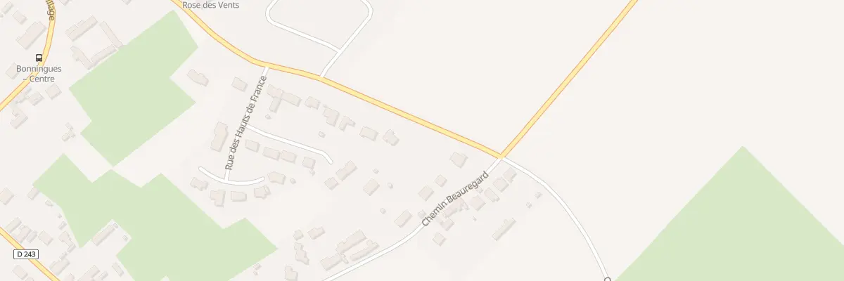 Plan du 484 Rte de Fréthun à Bonningues-lès-Calais