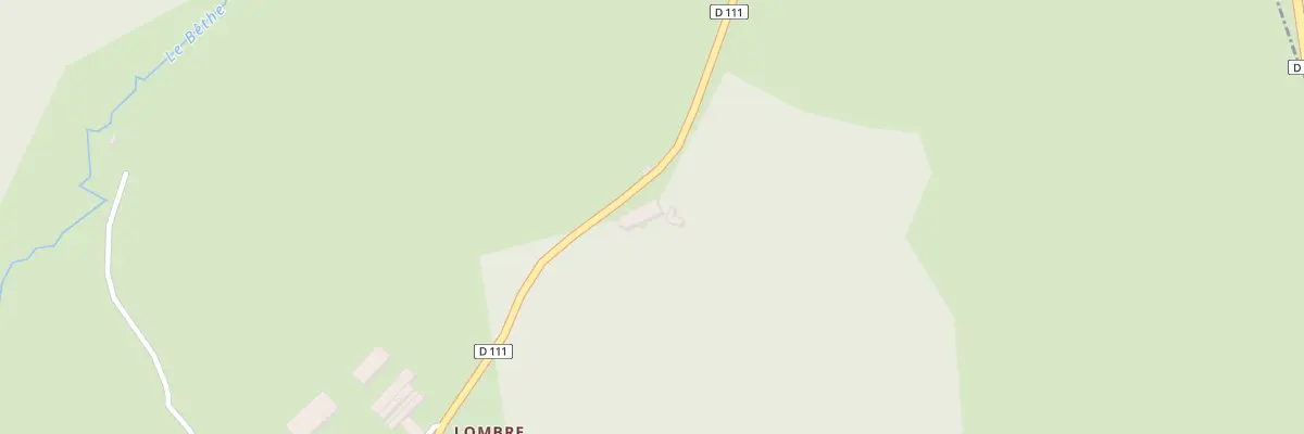 Plan du 1 Rte de Bêthe à Eymoutiers