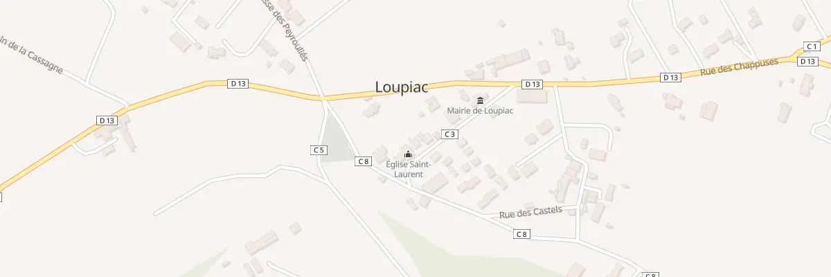 Plan du 20 Rue de la Mairie à Loupiac