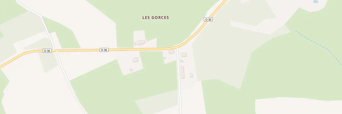 Plan du 3 Les Gorces à Méasnes
