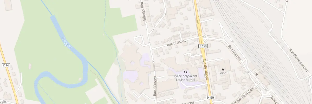 Plan du 2 Rue Chesnot à Gisors