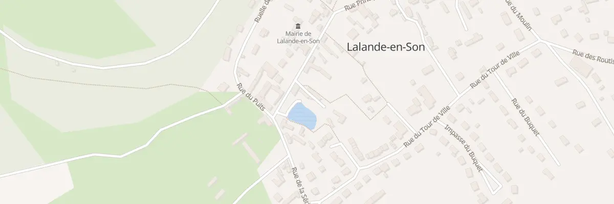 Plan du 2 Sen des Jardins à Lalande-en-Son