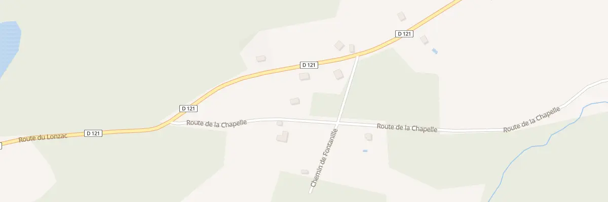 Plan du 41 Rte du Lonzac à Madranges