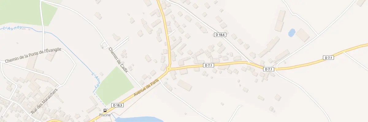Plan du 3 Rue des Bergeries à Auneau-Bleury-Saint-Symphorien