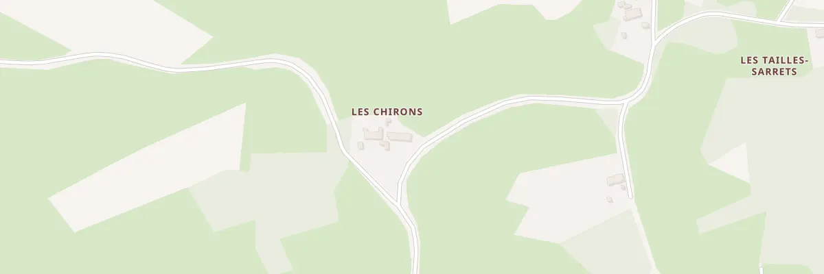 Plan du 2 Les Chirons à Méasnes