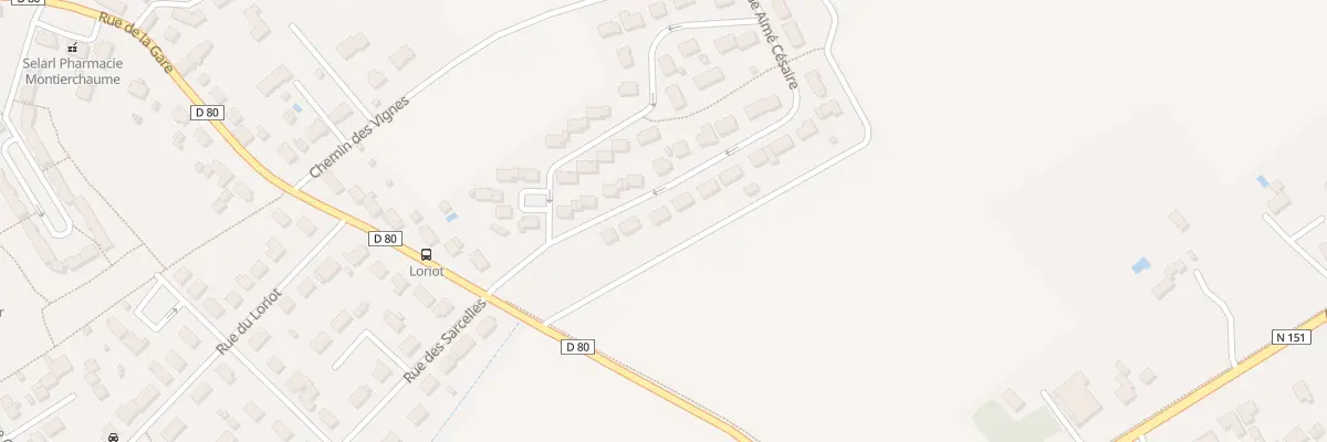 Plan de La Piece de la Vigne à Montierchaume