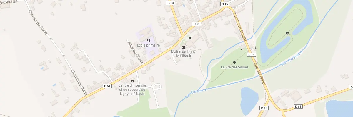 Plan du 51 Rue César Finance à Ligny-le-Ribault