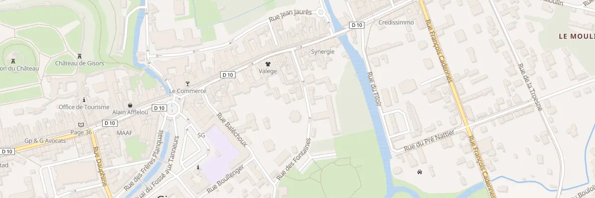 Plan du 14 Rue des Fontaines à Gisors