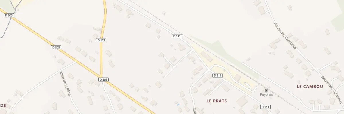 Plan du 5070 Les Prats-Nord à Puybrun