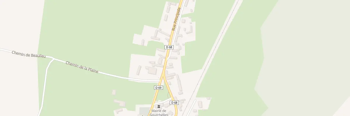 Plan du 2 Che du Bas à Gourchelles