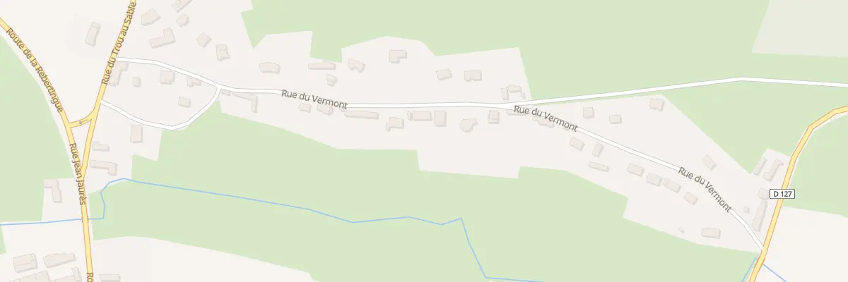 Plan du 412 Rue du Vermont à Rety