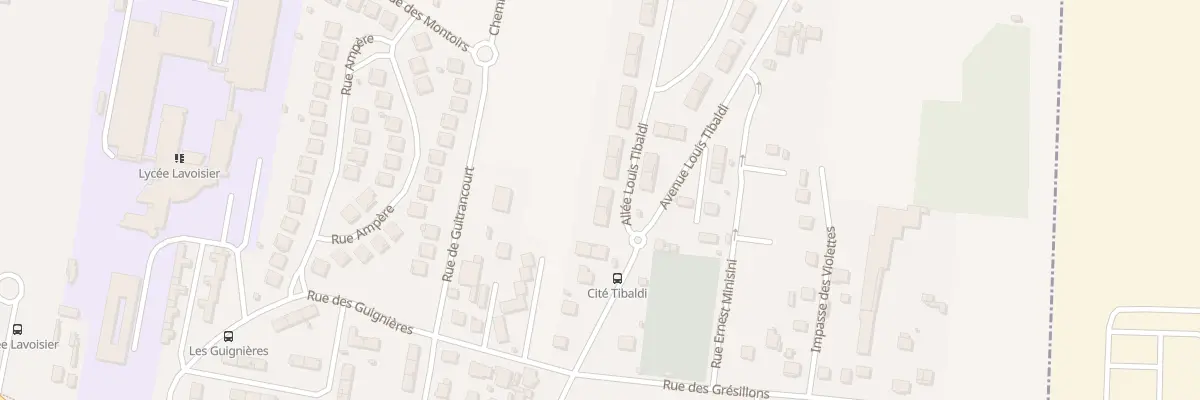 Plan du 4 Cité Tibaldi à Porcheville
