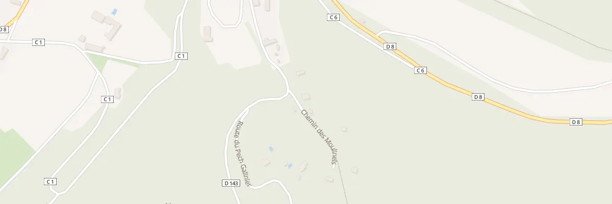 Plan du 74 Les Moulinets à Calvignac