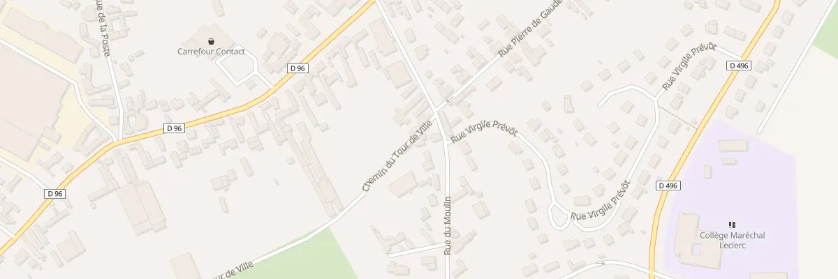 Plan du 8 Rue Moulin à Beaucamps-le-Vieux