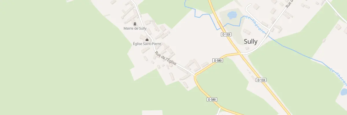 Plan du 3 Rue de l’Eglise à Sully