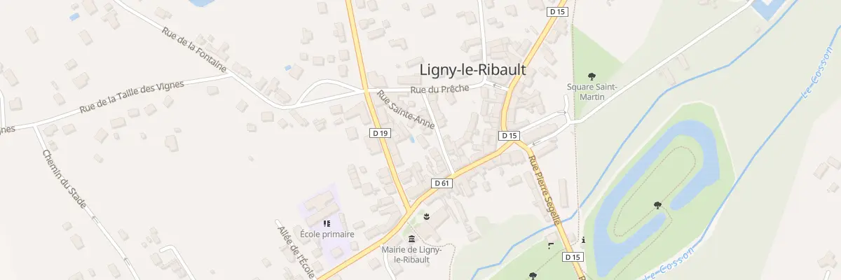 Plan du 49 Rue du Pre St Maur à Ligny-le-Ribault
