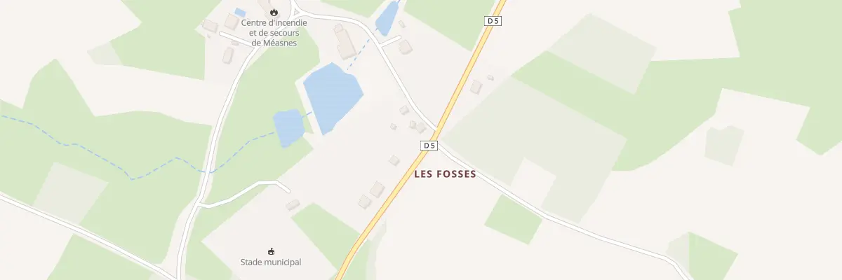 Plan du 4 Les Fosses à Méasnes