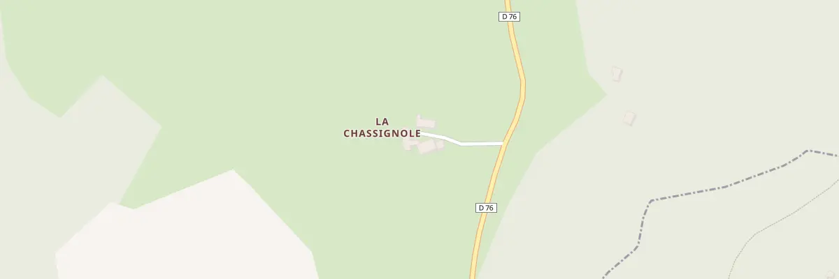 Plan du 1 La Chassignole à Saint-Vaury