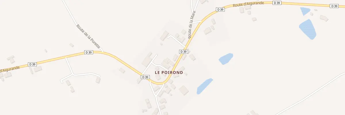 Plan du 5154 Village du Poirond à Montchevrier