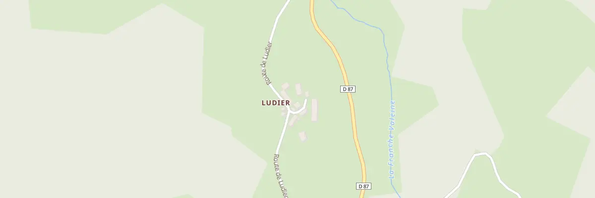 Plan du 347 Rte de Ludier à Sainte-Fortunade
