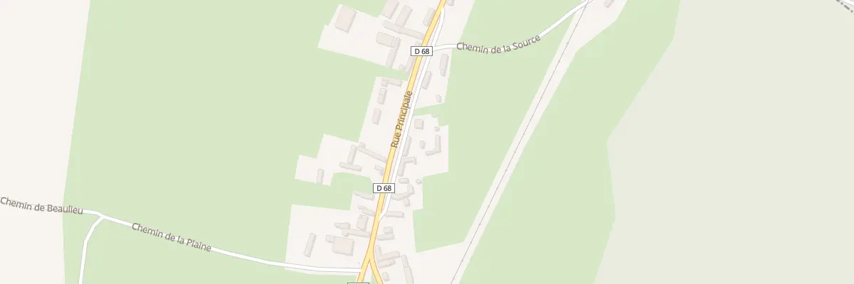 Plan du 8 Che du Bas à Gourchelles