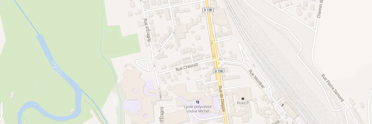 Plan du 11A Rue Chesnot à Gisors