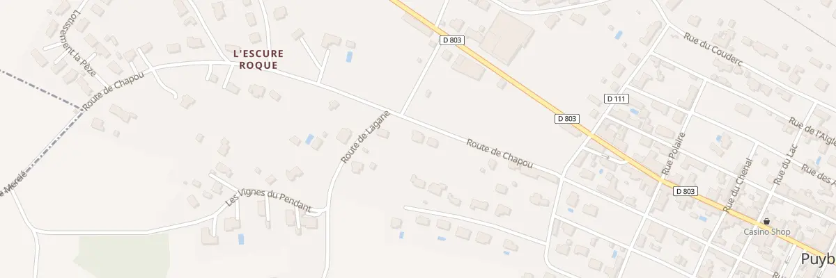 Plan du 5391 Le Pissatel à Puybrun