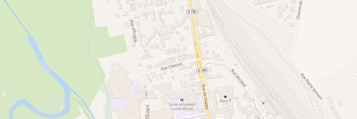 Plan du 19 Rue Chesnot à Gisors