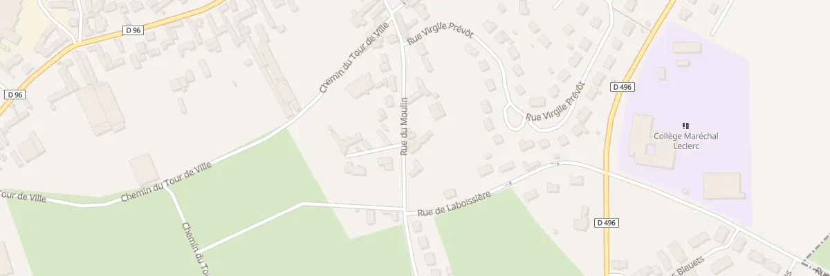 Plan du 15 Rue Moulin à Beaucamps-le-Vieux