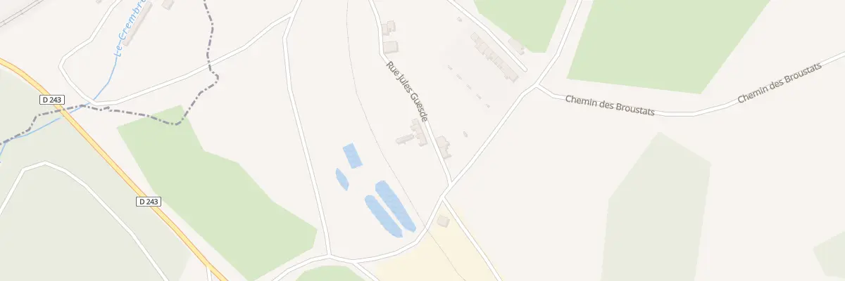 Plan du 24 Rue Jules Guesde à Ferques