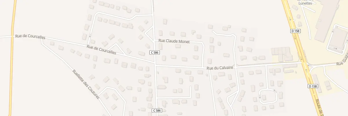Plan du 3 Rue du Calvaire à Gisors