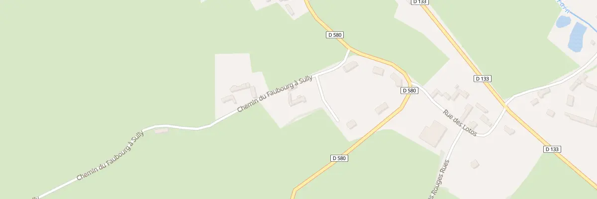 Plan du 6 Che du Faubourg A Sully à Sully