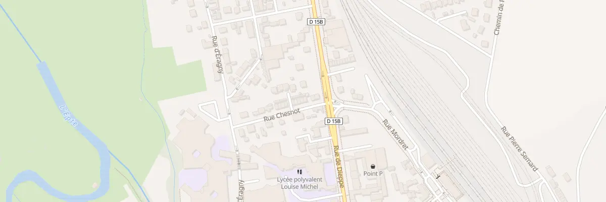 Plan du 21 Rue Chesnot à Gisors