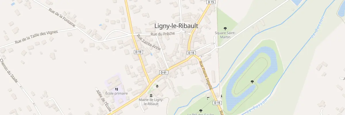 Plan du 70 Rue du Général de Gaulle à Ligny-le-Ribault
