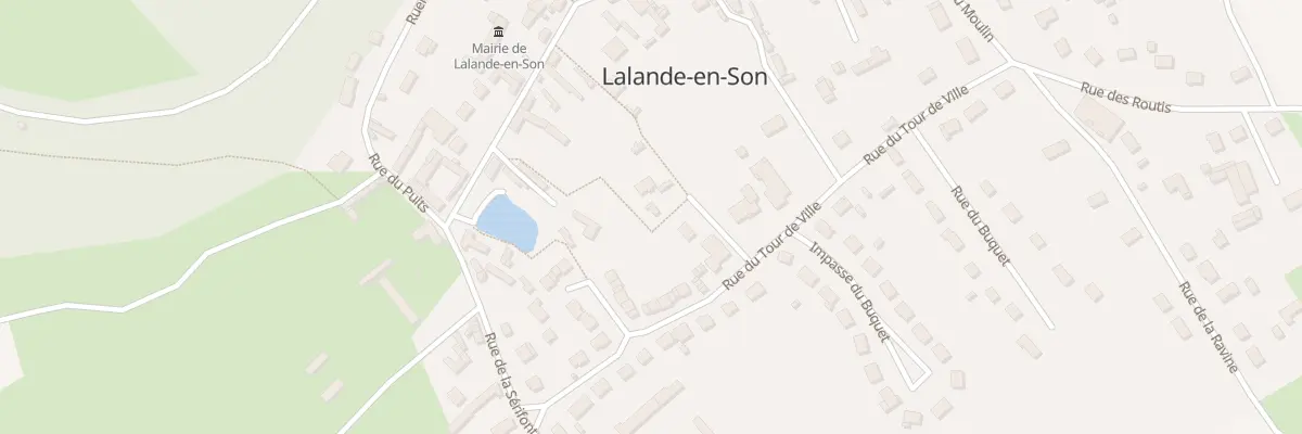 Plan du 7 Sen des Jardins à Lalande-en-Son