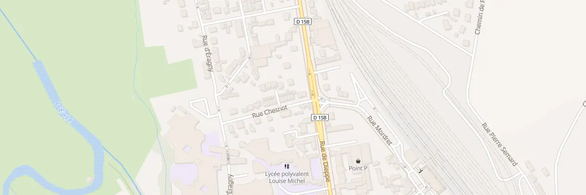 Plan du 25 Rue Chesnot à Gisors