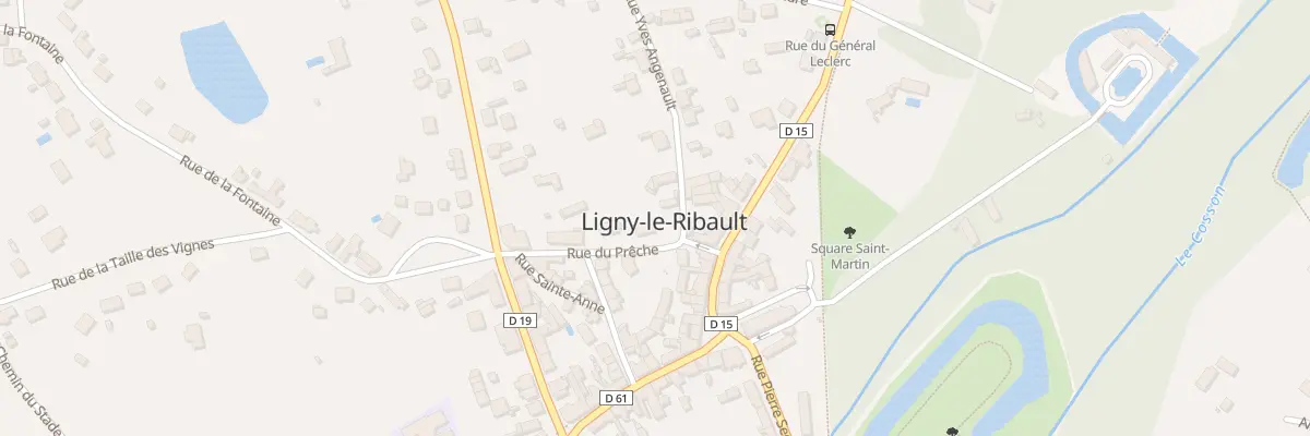 Plan du 50 Rue du Prêche à Ligny-le-Ribault