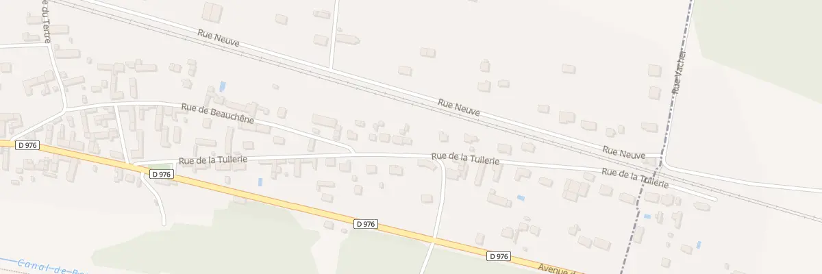 Plan du 13B Rue de la Tuilerie à Villefranche-sur-Cher